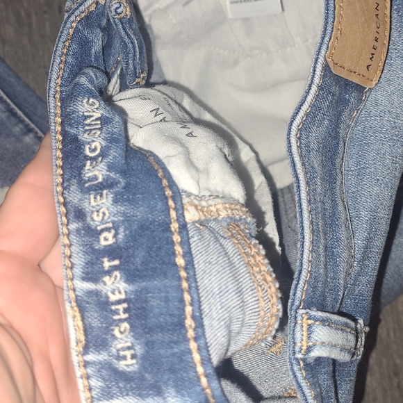 American Eagle super high waist jeggings. Sz 2 - Picture 8 of 8